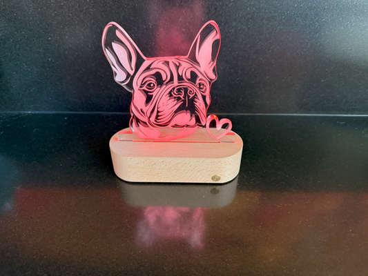 Led display franse bulldog