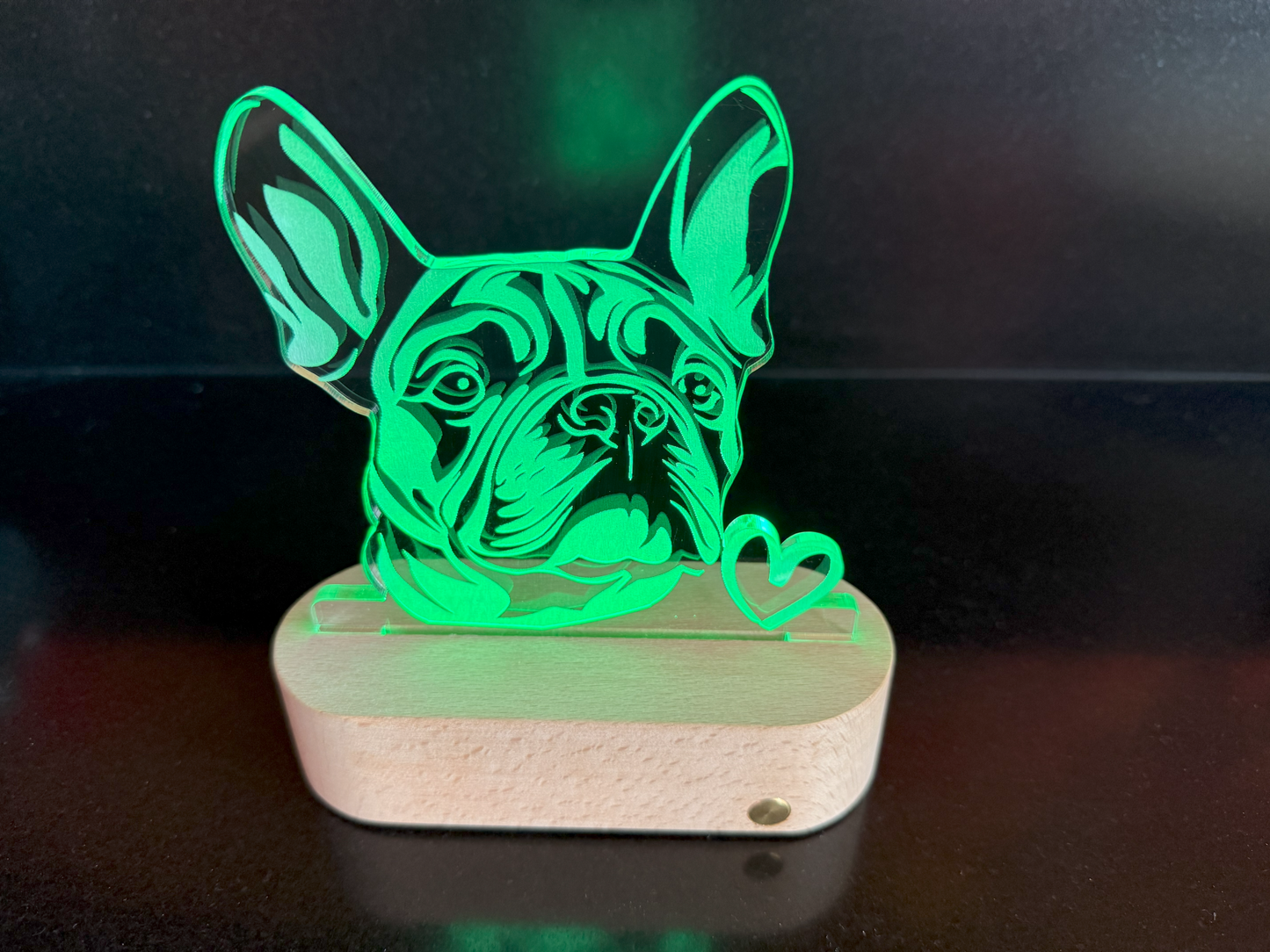 Led display franse bulldog