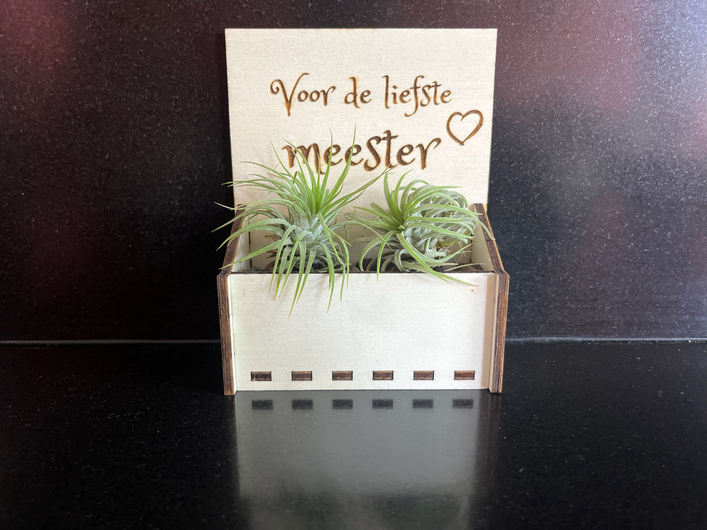 Bedankje voor de meester