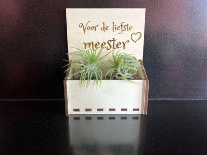 Bedankje voor de meester