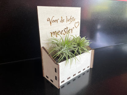 Bedankje voor de meester