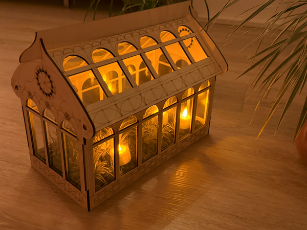 Decoratieve mini serre