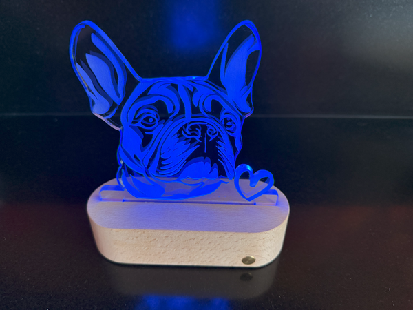 Led display franse bulldog