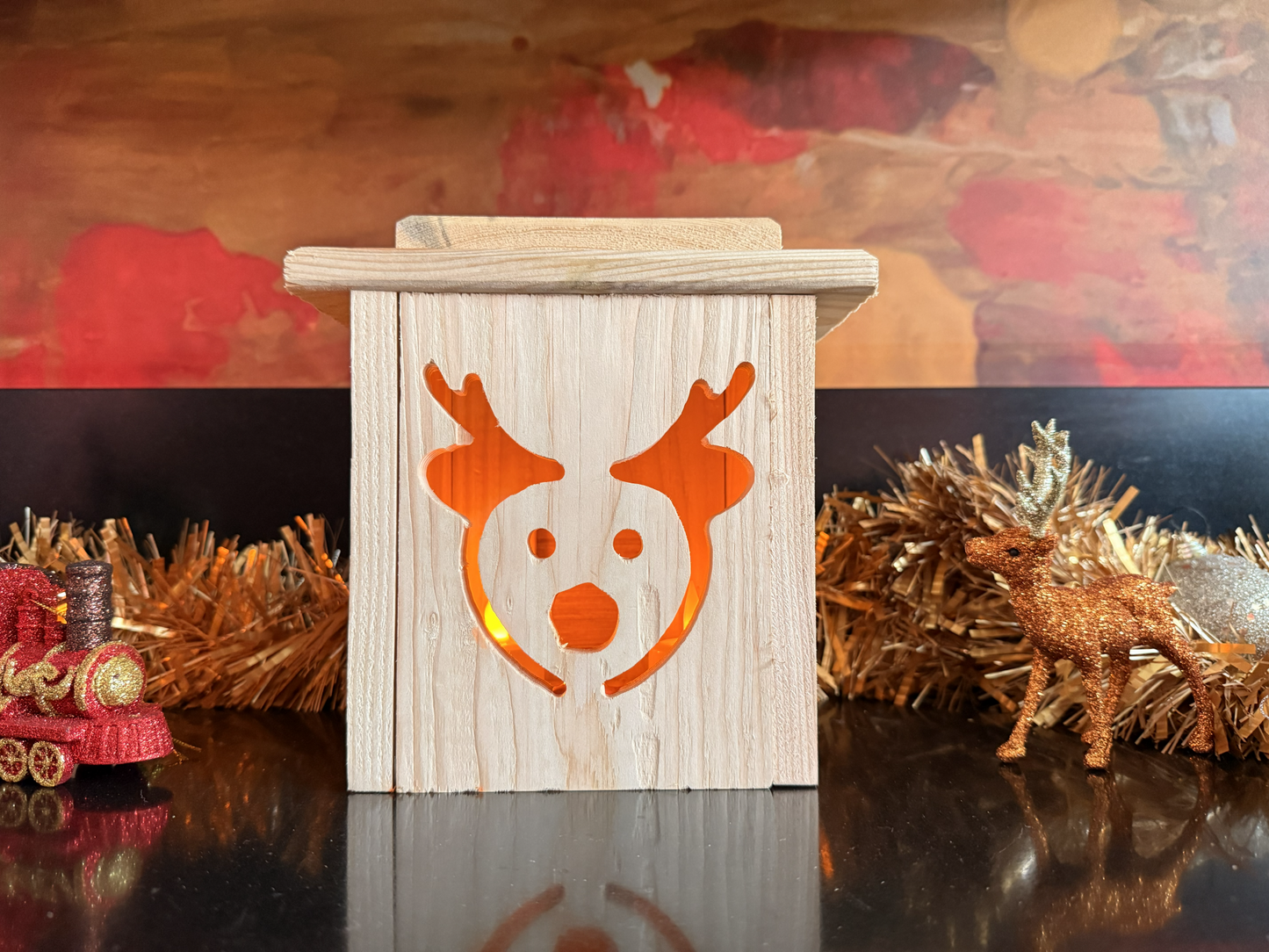 Houten Kerstlantaarn