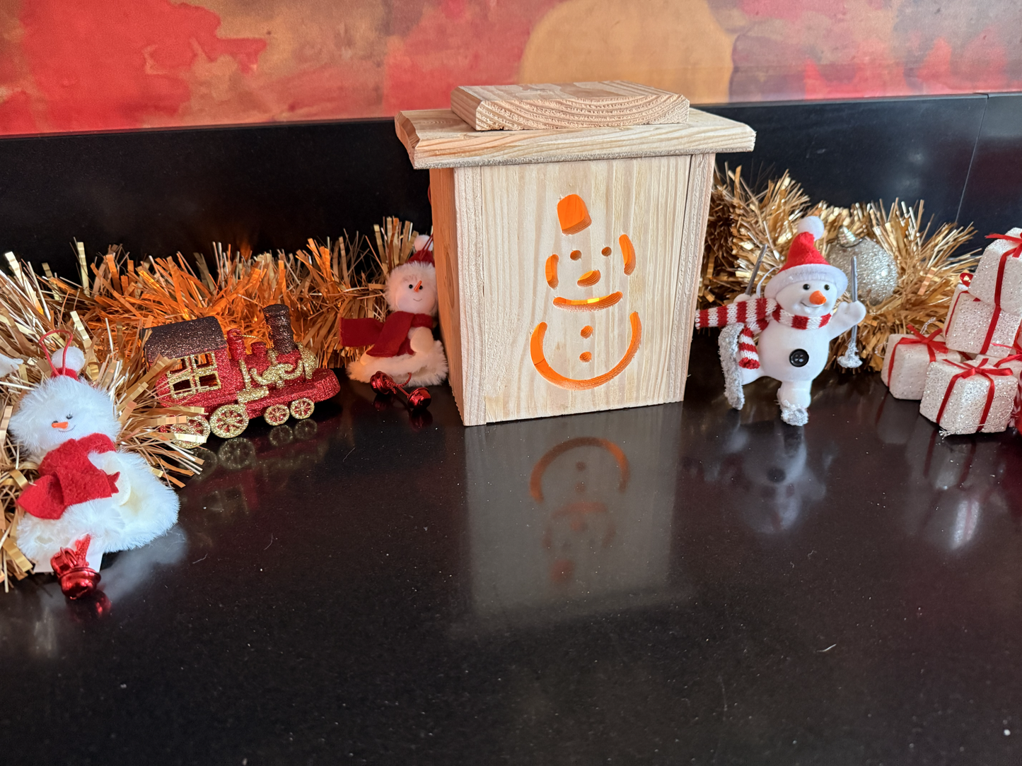 Houten Kerstlantaarn