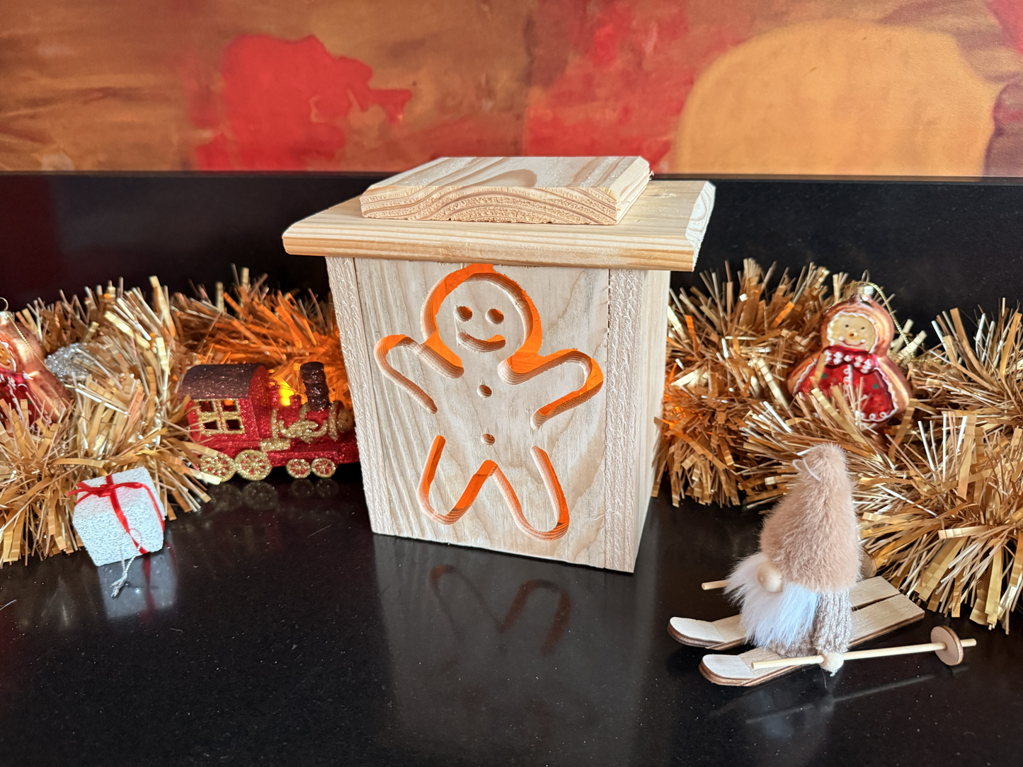 Houten Kerstlantaarn