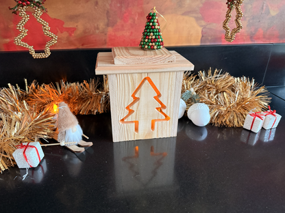 Houten Kerstlantaarn