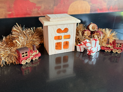 Houten Kerstlantaarn