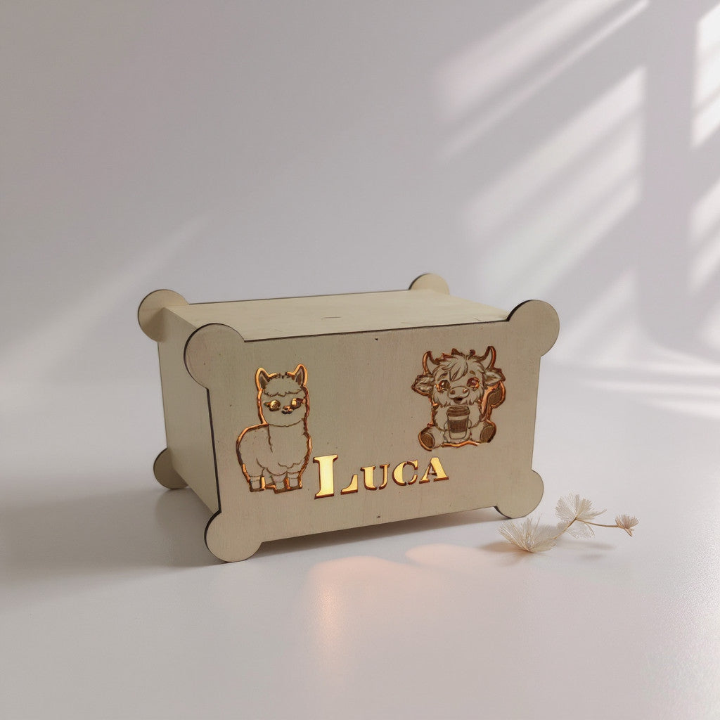Nachtlamp highland en alpaca