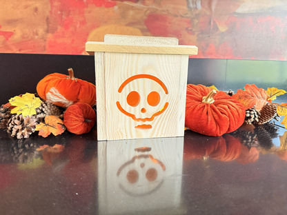 Houten Halloween lantaarn