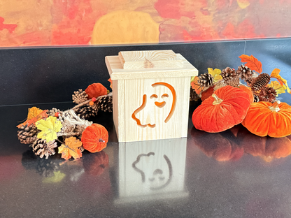 Houten Halloween lantaarn