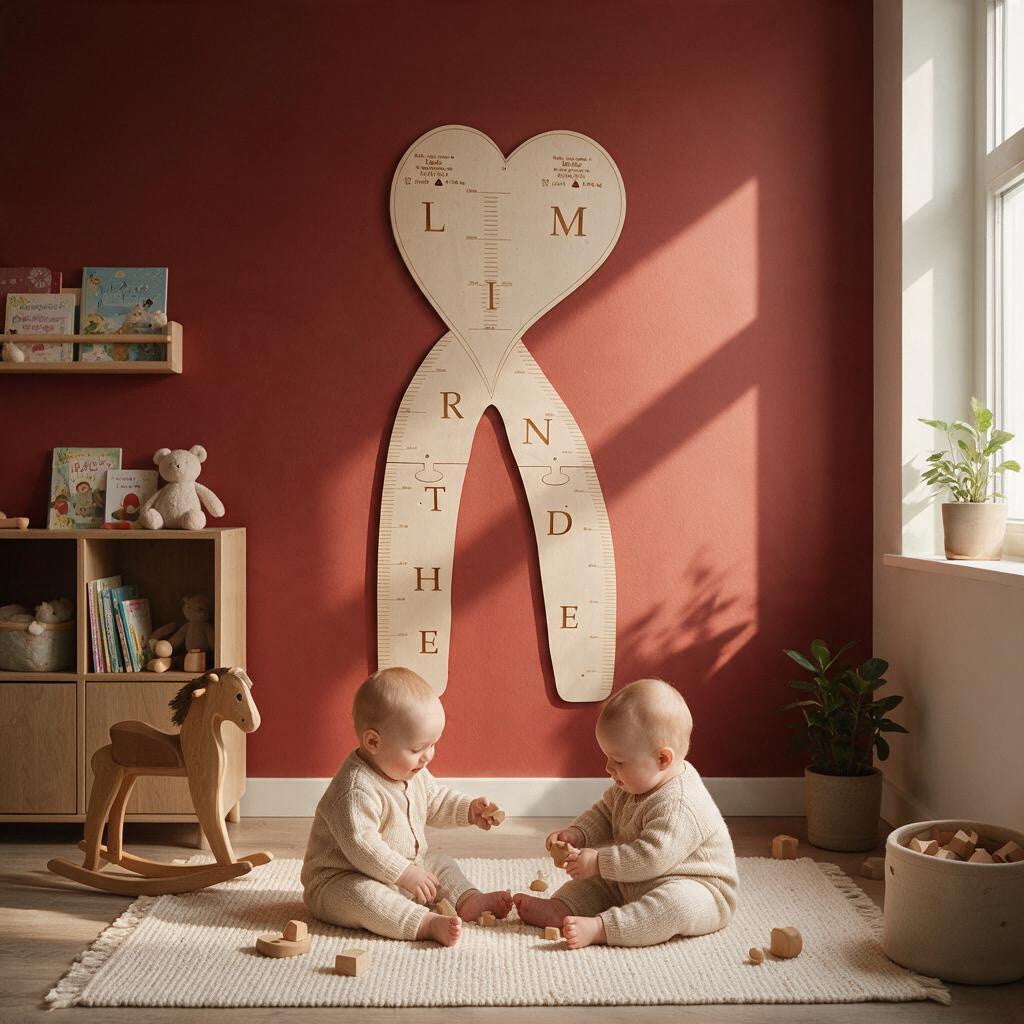 Groeimeter voor 2 kinderen